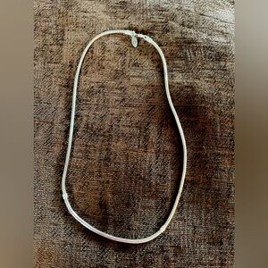 Pandora 19 inch sterling silver necklace.
